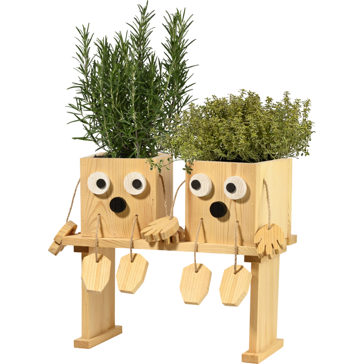 dobar Tischbeet Kräuterschwestern Laura & Lisa